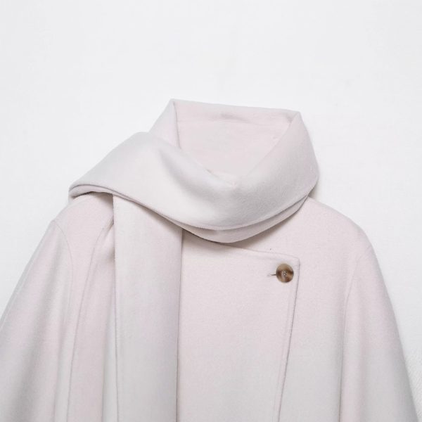 Women's Wool Blend Coat - Image 3
